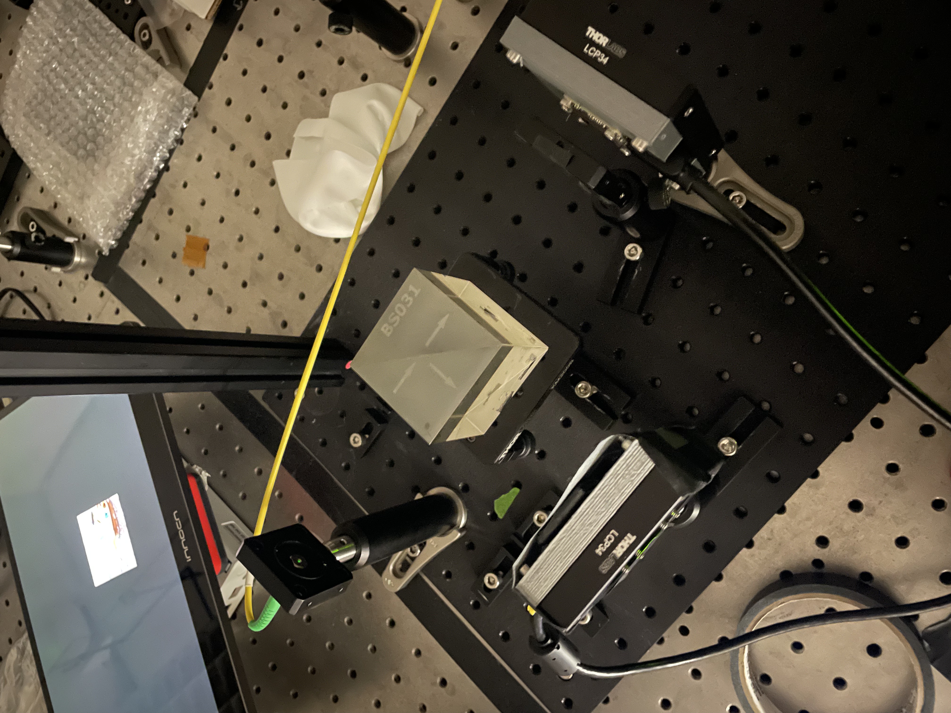 Aligning the beamsplitter, lensed camera, and Diffusercam